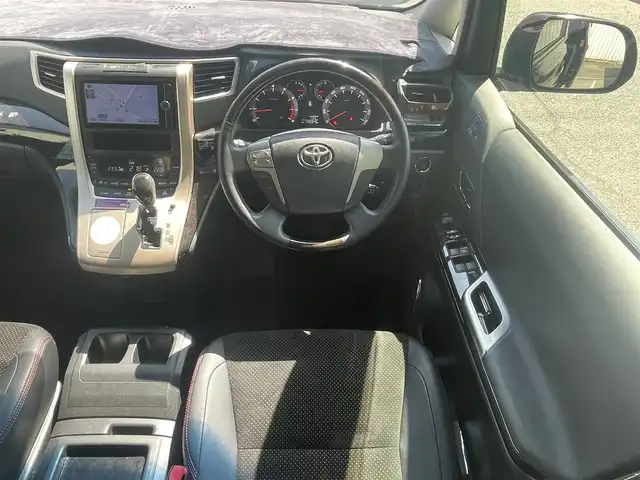 トヨタ ヴェルファイア 2．4Z ゴールデンアイズⅡ 兵庫県 2014(平26)年 14.6万km ブラック 純正アルミホイール/純正フロアマット/純正SDナビ/Bluetooth/バックカメラ/DVD再生可能/フルセグ/両側パワースライドドア/デジタルインナーミラー/フォグランプ/スマートキー×２/ETC/クルーズコントロール/ハーフレザー/電動格納ミラー/ドアバイザー/保証書/取扱説明書
