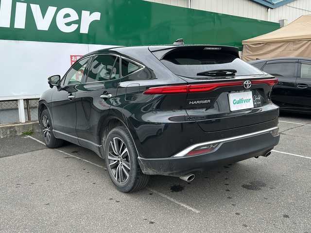 トヨタ ハリアー G レザーパッケージ 福島県 2020(令2)年 5万km プレシャスブラックパール 純正ディスプレイオーディオ/【フルセグ/Bluetooth/USB/ラジオ】/ナビ機能拡張有/バックカメラ/レザーシート/純正18inアルミホイール/レーダークルーズコントロール/BSM：ブラインドスポットモニター/PCS：プリクラッシュセーフティシステム/オートハイビーム/純正LEDヘッドライト/純正フォグランプ/デジタルインナーミラー/ドライブレコーダー/純正フロアマット/ETC/スマートキー/エンジンプッシュスタート/新車保証書/取扱説明書/スペアキー×1