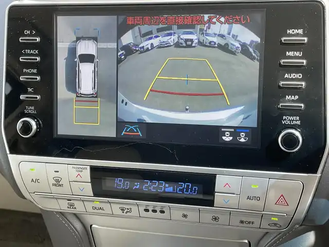 トヨタ ランドクルーザー プラド TX Lパッケージ マットブラED 群馬県 2022(令4)年 1.9万km ホワイトパールクリスタルシャイン モデリスタフルエアロ　/ムーンルーフ　/メーカーオプションナビ　/全周囲カメラ　/フルセグ・Ｂｌｕｅｔｏｏｔｈ。CD・DVD　/ベージュ革　/シートエアコン　/レーンアシスト　/衝突軽減ブレーキ　/コーナーセンサー　/ヒッチメンバー/ETC2.0/純正フロアマット