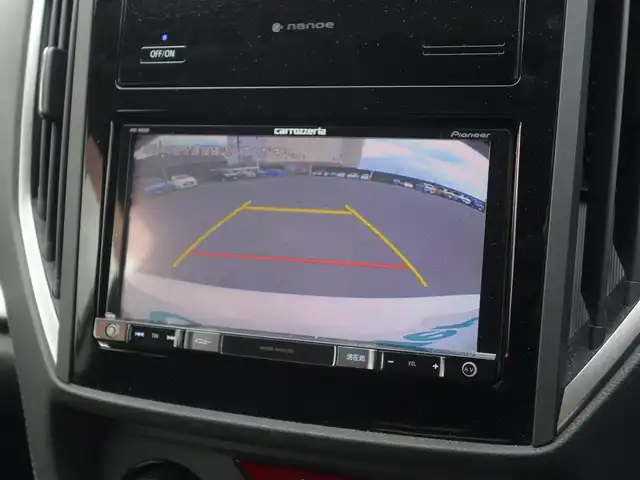 スバル インプレッサ スポーツ 2．0i－L アイサイト 山形県 2017(平29)年 6.7万km クリスタルホワイトP 4WD/アイサイト/ワンオーナー/メモリナビ/　　【CD DVD BT フルセグ USB AUX MSV】/バックカメラ/レーダークルーズコントロール/LEDオートライト/純正17インチアルミホイール/アイドリングストップ/ステアリングスイッチ/パドルシフト/電動格納ウィンカーミラー/フォグランプ/スマートキー×2/ETC