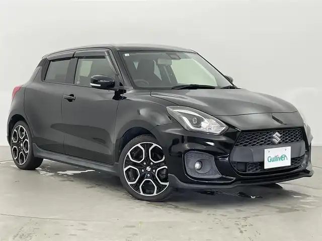 スズキ スイフト スポーツ セーフティPKG 富山県 2018(平30)年 4.1万km スーパーブラックパール 純正ナビ（AM/FM/DVD/SD/BT）/フルセグテレビ/バックカメラ/デュアルセンサーブレーキサポート/レーダークルーズコントロール/レーンキープアシスト/ビルトインETC/D席シートヒーター/スマートキー/横滑り防止措置/オートライト/６速マニュアル