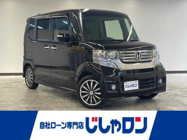 ホンダ Ｎ ＢＯＸ カスタム G ターボSSパッケージ 静岡県 2013(平25)年 5.3万km クリスタルブラックパール (株)IDOMが運営する【じしゃロン浜松店】の自社ローン専用車両になりますこちらは現金またはオートローンご利用時の価格です。自社ローンご希望の方は別途その旨お申付け下さい/社外HDDナビ（AVIC-ZH0007）　/両側パワースライドドア/クルーズコントロール/純正１５inAW/社外ドライブレコーダー/ETC/スマートキー/プッシュスタート/バックカメラ/バイザー/フロアマット
