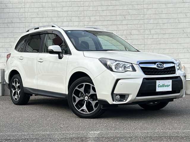 スバル フォレスター S－リミテッド 福島県 2015(平27)年 5.4万km クリスタルホワイトP 4WD ワンオーナー 純正ナビ フルセグTV バックカメラ アイサイト パワーバックドア SI-DRIVE シートヒーター ETC ハーフレザーシート パドルシフト オートクルーズ スマートキー ルーフレール