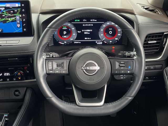 日産 エクストレイル G 鹿児島県 2023(令5)年 3万km ブリリアントホワイトパール ワンオーナー/純正12.3インチナビ/Bluetooth/フルセグテレビ/電動リアゲート/プロパイロット/ブラインドスポットモニター/メモリーシート/ヘッドアップディスプレイ/AC100V/デジタルインナーミラー/ワイヤレス充電/全方位カメラ/D/Nパワーシート/パーキングアシスト/前後ドライブレコーダー/前席シートヒーター/ETC2.0