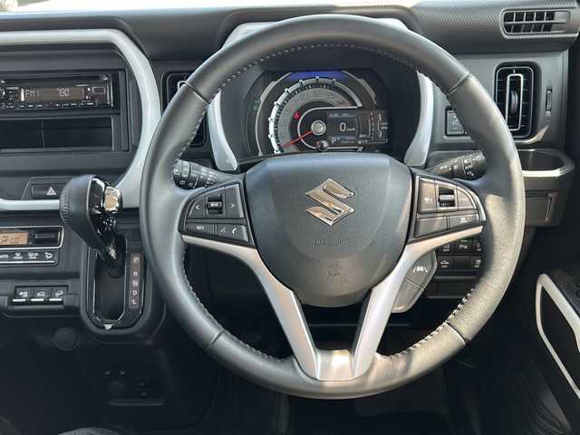 スズキ ハスラー HYBRID X 秋田県 2023(令5)年 3.6万km クールカーキPM 社外CDデッキ/純正15インチアルミ/４WD/後方コーナーセンサー/ワンオーナー/スペアキー
