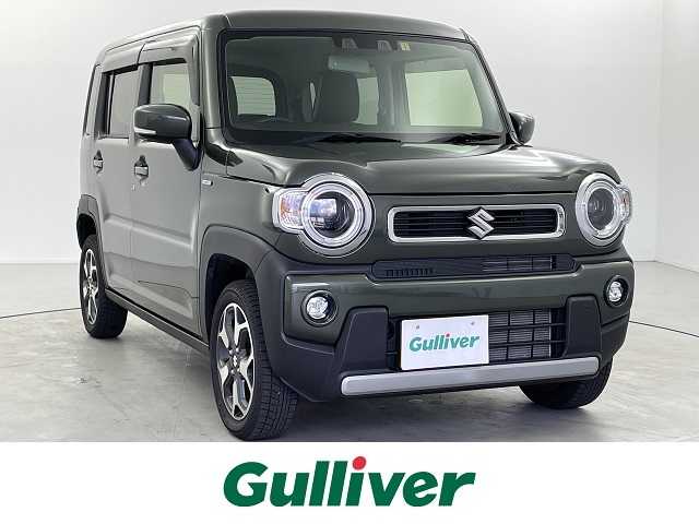 スズキ ハスラー HYBRID X 福井県 2023(令5)年 3.6万km クールカーキPM KenwoodCDデッキ/純正15インチAW/アダプティブクルーズコントロール/レーンキープアシスト/コーナーセンサー/プリクラッシュ/シートヒーター/オートライト/プッシュスタート/純正フロアマット/スペアキー