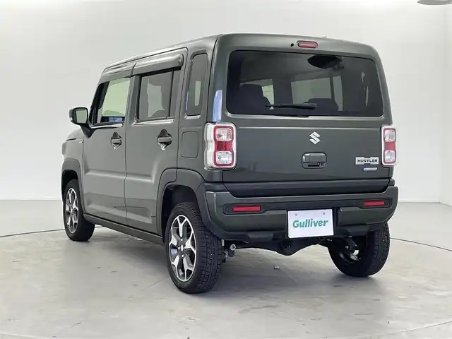 スズキ ハスラー HYBRID X 福井県 2023(令5)年 3.6万km クールカーキPM KenwoodCDデッキ/純正15インチAW/アダプティブクルーズコントロール/レーンキープアシスト/コーナーセンサー/プリクラッシュ/シートヒーター/オートライト/プッシュスタート/純正フロアマット/スペアキー