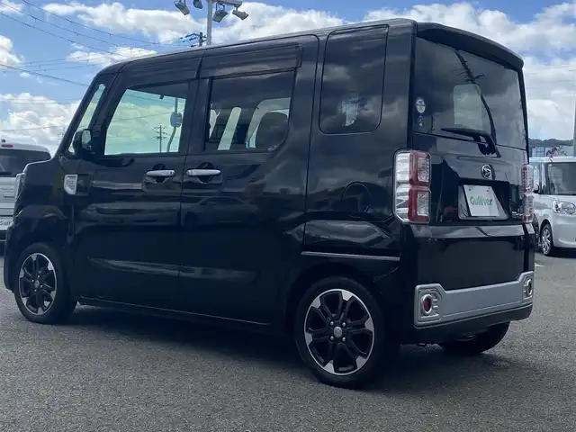 ダイハツ ウェイク G SA 兵庫県 2015(平27)年 8.7万km ブラックマイカメタリック 純正８型ナビ/・TV.BT.AM.FM/衝突軽減装置/バックカメラ/両側パワースライドドア/オートエアコン/電格ミラー/革巻きステアリング/ＥＴＣ/純正フロアマット/純正ドアバイザー