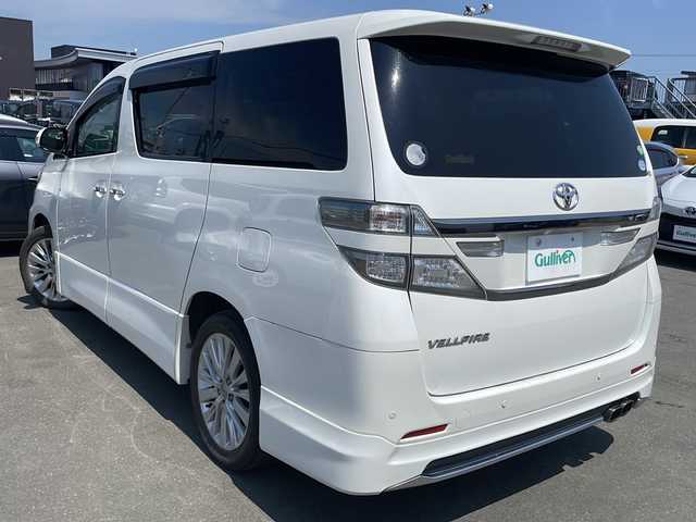 トヨタ ヴェルファイア 2．4Z 道東・釧路十勝 2013(平25)年 17.9万km ホワイトパールクリスタルシャイン アルパイン９インチナビ/フルセグ/Bluetooth/DISC/SD/アルパインフリップダウンモニター/バックカメラ/ビルトインETC/コーナーセンサー/ワイパーデアイザー/フォグランプ/両側自動ドア/純正AW/純正AW付冬タイヤ積載/リアエアコン/スマートキー/スタートボタン/電動格納ミラー/ドアバイザー
