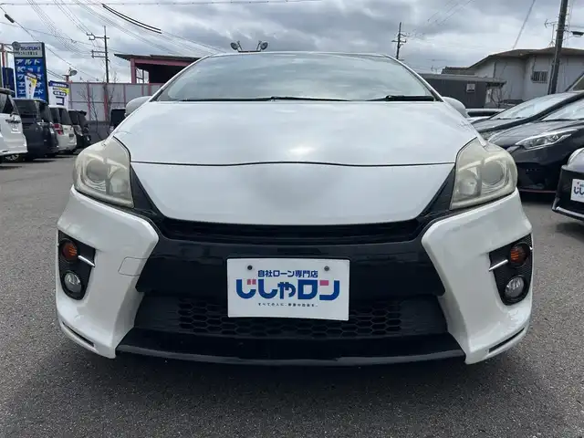 トヨタ プリウス S ツーリングセレ G’s 和歌山県 2012(平24)年 12万km ホワイトパールクリスタルシャイン (株)IDOMが運営する【じしゃロン和歌山店】の自社ローン専用車両になります。こちらは現金またはオートローンご利用時の価格です。自社ローンご希望の方は別途その旨お申付け下さい/FM/AM/CD/TV/ETC/バックカメラ/プッシュスタート/スマートキー/ステアリングスイッチ/ドアミラーウインカー/フォグランプ/ワンセグテレビ/アイドリングストップ
