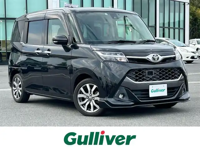 トヨタ タンク カスタムG－T 奈良県 2017(平29)年 4.5万km ブラックマイカメタリック 純正９インチナビ　/フルセグＴＶ　/BT/CD/DVD/USB/SD/バックカメラ　/フリップダウンモニター　/両側パワースライドドア　/ＥＴＣ２．０　/追従型クルーズコントロール　/シートヒーター　/衝突被害軽減システム　/ＬＥＤヘッドライト　/オートライト/ＡＡＣ/スマートキー/ドライブレコーダー
