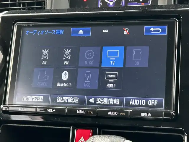 トヨタ タンク カスタムG－T 奈良県 2017(平29)年 4.5万km ブラックマイカメタリック 純正９インチナビ　/フルセグＴＶ　/BT/CD/DVD/USB/SD/バックカメラ　/フリップダウンモニター　/両側パワースライドドア　/ＥＴＣ２．０　/追従型クルーズコントロール　/シートヒーター　/衝突被害軽減システム　/ＬＥＤヘッドライト　/オートライト/ＡＡＣ/スマートキー/ドライブレコーダー