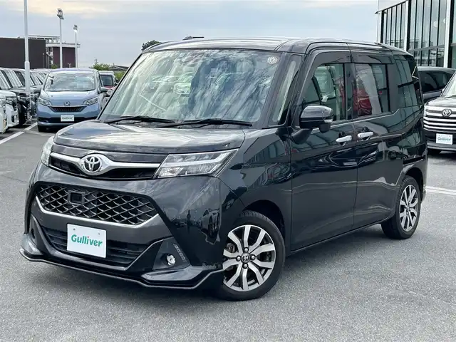 トヨタ タンク カスタムG－T 奈良県 2017(平29)年 4.5万km ブラックマイカメタリック 純正９インチナビ　/フルセグＴＶ　/BT/CD/DVD/USB/SD/バックカメラ　/フリップダウンモニター　/両側パワースライドドア　/ＥＴＣ２．０　/追従型クルーズコントロール　/シートヒーター　/衝突被害軽減システム　/ＬＥＤヘッドライト　/オートライト/ＡＡＣ/スマートキー/ドライブレコーダー