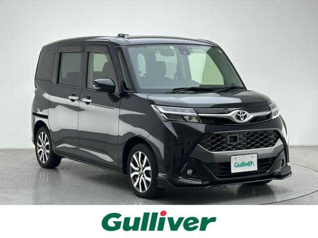 トヨタ タンク カスタムG－T 兵庫県 2017(平29)年 4.5万km ブラックマイカメタリック 純正９インチナビ　/フルセグＴＶ　/BT/CD/DVD/USB/SD/バックカメラ　/フリップダウンモニター　/両側パワースライドドア　/ＥＴＣ２．０　/追従型クルーズコントロール　/シートヒーター　/衝突被害軽減システム　/ＬＥＤヘッドライト　/オートライト/ＡＡＣ/スマートキー/ドライブレコーダー
