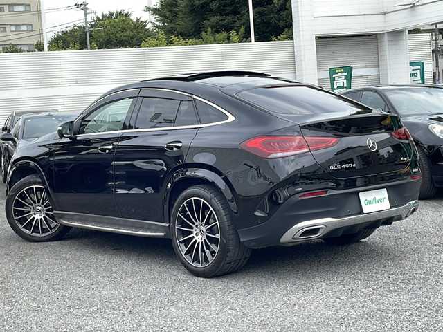 メルセデス・ベンツ Ｍ・ベンツ ＧＬＥ４００ｄ 4MATIC クーペ スポーツ 東京都 2022(令4)年 3.4万km オブシディアンブラック 新車時保証書　整備記録簿/取扱説明書　/アクティブブレーキアシスト/アクティブディスタンスアシストディストロニック/アクティブブラインドウスポット/アクティブレーンキーピングアシスト/アクティブパーキングアシスト/アイドリングストップ/純正ナビ/フルセグTV/BT/USB/AppleCarPlay/360度カメラ　ETC【2.0】/ブルメスター/純正ドライブレコーダー【前後】/サンルーフ/レザーシート/全席シートヒーター/Fベンチレーター/パワーシート/スマートキー×2/LEDヘッドライト/オートライト/パドルシフト付皮巻きハンドル/AMG21インチアルミ
