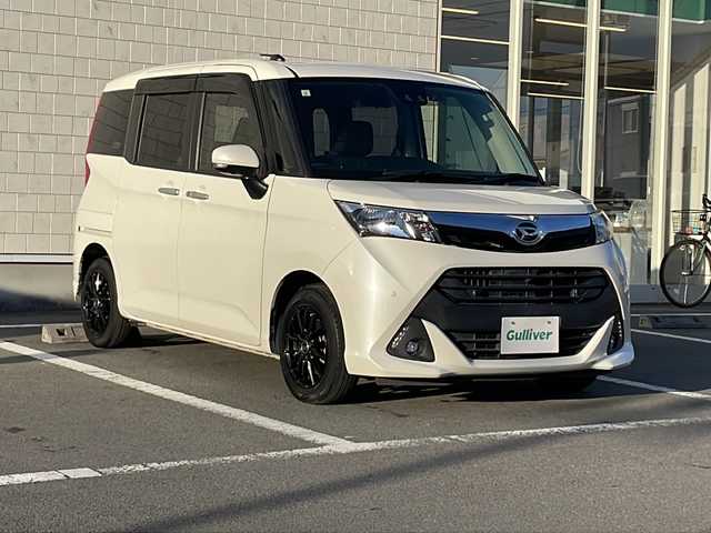 ダイハツ トール Gターボ SAⅢ 静岡県 2019(平31)年 5万km パールホワイトⅢ /純正ナビ/地デジTV//CD/DVD/Bluetooth//バック/全周囲カメラ//両側パワースライドドア//スマートアシストIII//オートハイビーム//アイドリングストップ//クルーズコントロール//スマートキー//ビルトインＥＴＣ//社外14インチＡＷ