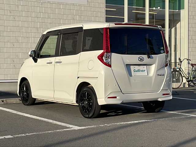 ダイハツ トール Gターボ SAⅢ 静岡県 2019(平31)年 5万km パールホワイトⅢ /純正ナビ/地デジTV//CD/DVD/Bluetooth//バック/全周囲カメラ//両側パワースライドドア//スマートアシストIII//オートハイビーム//アイドリングストップ//クルーズコントロール//スマートキー//ビルトインＥＴＣ//社外14インチＡＷ