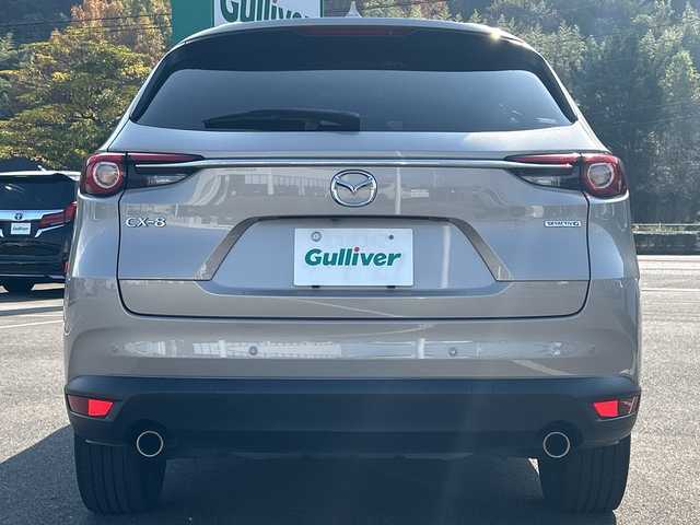 マツダ ＣＸ－８ 25S Lパッケージ 佐賀県 2022(令4)年 4.2万km プラチナクォーツメタリック ワンオーナー/BOSEサウンド/純正ナビ(Bluetooth/フルセグ/FM/AM)/アラウンドビューモニター/ALPINEフリップダウンモニター/レーダークルーズコントロール/黒レザーシート/D/N席パワーシート・シートヒーター/ドラレコ/ETC