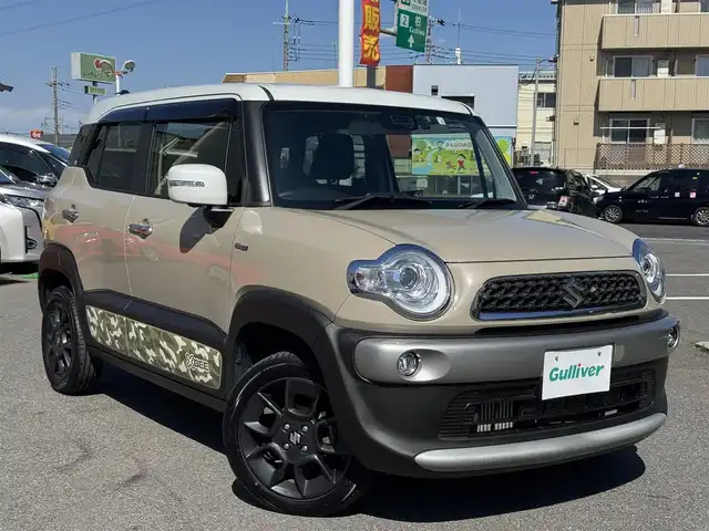 スズキ クロスビー HYBRID MZ 千葉県 2020(令2)年 5.4万km キャラバンアイボリーパールメタリック/ホワイト 2トーンルーフ ワンオーナー/衝突軽減ブレーキ/純正８インチナビ（フルセグＴＶ／ＢＴ／ＣＤ／ＤＶＤ／ＵＳＢ）/全方位カメラ/ドライブレコーダー/純正１６インチＡＷ/ＬＥＤフォグランプ/ビルドインＥＴＣ/パドルシフト