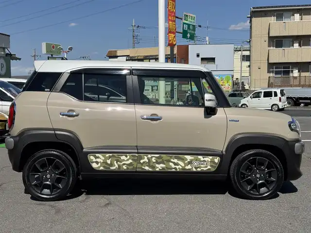 スズキ クロスビー HYBRID MZ 千葉県 2020(令2)年 5.4万km キャラバンアイボリーパールメタリック/ホワイト 2トーンルーフ ワンオーナー/衝突軽減ブレーキ/純正８インチナビ（フルセグＴＶ／ＢＴ／ＣＤ／ＤＶＤ／ＵＳＢ）/全方位カメラ/ドライブレコーダー/純正１６インチＡＷ/ＬＥＤフォグランプ/ビルドインＥＴＣ/パドルシフト