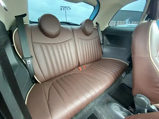 フィアット ５００ 1．2 ラウンジ 福岡県 2011(平23)年 10.2万km ライトブルー ・ガラスルーフ/・社外SDナビ/Bluetooth/・ワンセグ/・社外ETC/・純正15AW/・リモコンキー