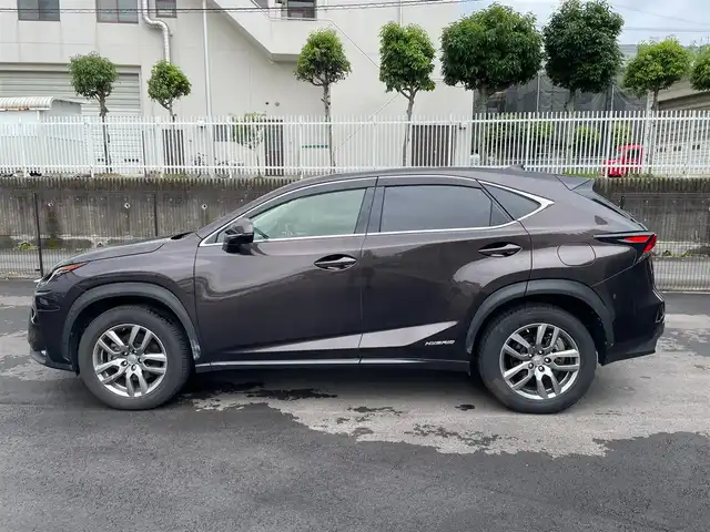 レクサス ＮＸ 300h Iパッケージ 大阪府 2014(平26)年 7.5万km 茶Ⅱ 純正ナビ/B・Sカメラ/地デジTV/黒革/シートヒーター/メモリシート/ステアリングヒーター/クルコン/プリクラッシュ