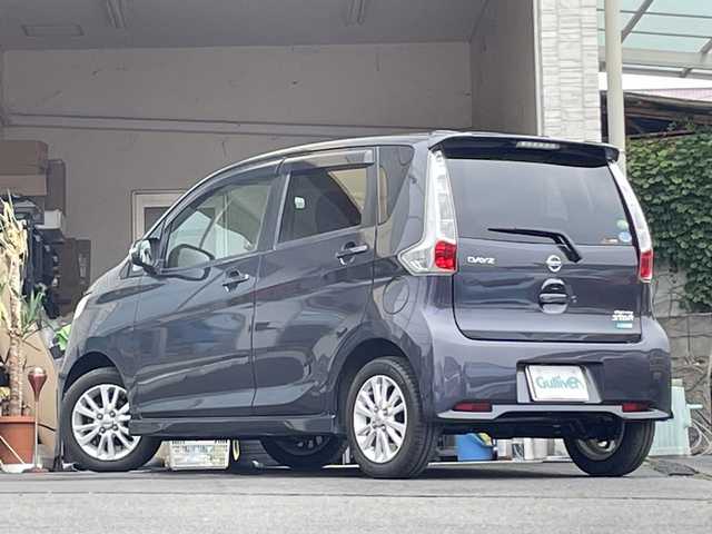 日産 デイズ ハイウェイスターX 大分県 2013(平25)年 9万km プレミアムパープルP 純正ナビ/フルセグTV/純正フロアマット/スマートキー