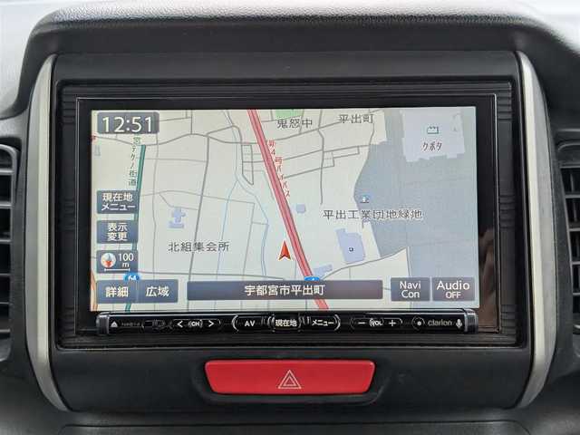ホンダ Ｎ ＢＯＸ G SSパッケージ 栃木県 2014(平26)年 11.5万km 黒 (株)IDOMが運営する【じしゃロン宇都宮店】の自社ローン専用車両になります。こちらは現金またはオートローンご利用時の価格です。自社ローンご希望の方は別途その旨お申付け下さい/両側パワスラ/社外ナビ/Bluetooth接続/バックカメラ/ＥＴＣ/フルセグ/スマートキー/スペアキー