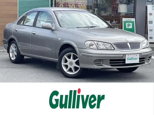 日産 ブルーバード シルフィ 18Vi 長野県 2001(平13)年 5.3万km チタニウムシルバー ワンオーナー/ドアバイザー/ABS/純正フロアマット/電動格納ミラー