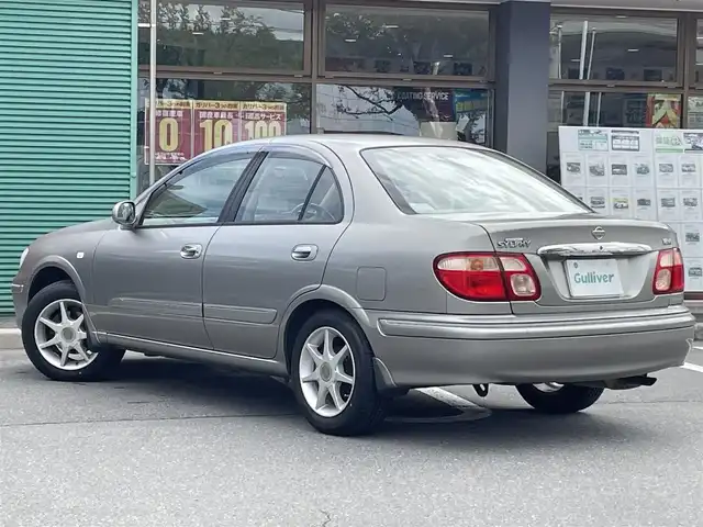 日産 ブルーバード シルフィ 18Vi 長野県 2001(平13)年 5.3万km チタニウムシルバー ワンオーナー/ドアバイザー/ABS/純正フロアマット/電動格納ミラー