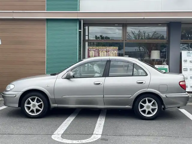 日産 ブルーバード シルフィ 18Vi 長野県 2001(平13)年 5.3万km チタニウムシルバー ワンオーナー/ドアバイザー/ABS/純正フロアマット/電動格納ミラー