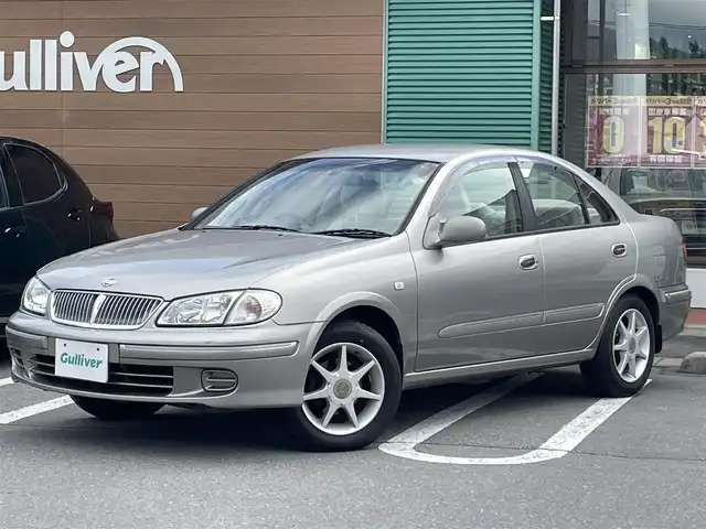 日産 ブルーバード シルフィ 18Vi 長野県 2001(平13)年 5.3万km チタニウムシルバー ワンオーナー/ドアバイザー/ABS/純正フロアマット/電動格納ミラー