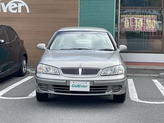 日産 ブルーバード シルフィ 18Vi 長野県 2001(平13)年 5.3万km チタニウムシルバー ワンオーナー/ドアバイザー/ABS/純正フロアマット/電動格納ミラー