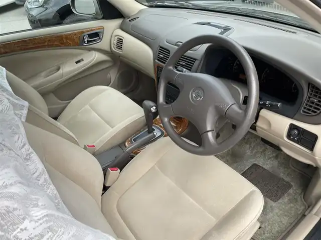 日産 ブルーバード シルフィ 18Vi 長野県 2001(平13)年 5.3万km チタニウムシルバー ワンオーナー/ドアバイザー/ABS/純正フロアマット/電動格納ミラー