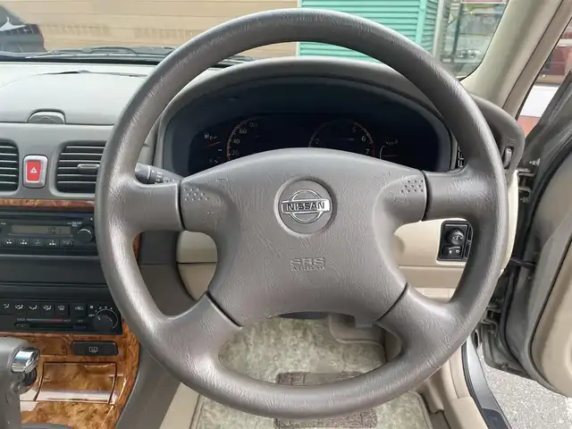 日産 ブルーバード シルフィ 18Vi 長野県 2001(平13)年 5.3万km チタニウムシルバー ワンオーナー/ドアバイザー/ABS/純正フロアマット/電動格納ミラー