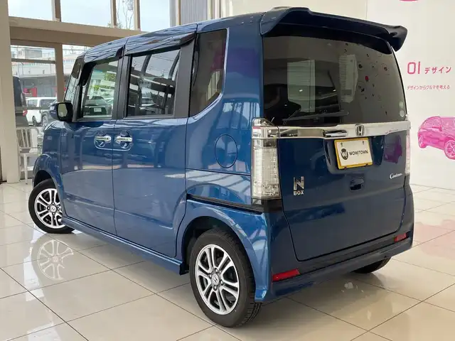 ホンダ Ｎ ＢＯＸ カスタム SSパッケージ 埼玉県 2015(平27)年 6.7万km プレミアムダイナミックブルーパール 安心パッケージ/純正メモリーナビ/ CD/DVD/BT/フルセグ/バックカメラ/両側電動スライドドア/HIDヘッドライト/純正14インチアルミホイール/ETC/スマートキー/禁煙車