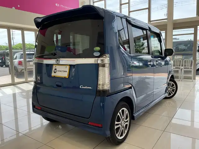ホンダ Ｎ ＢＯＸ カスタム SSパッケージ 埼玉県 2015(平27)年 6.7万km プレミアムダイナミックブルーパール 安心パッケージ/純正メモリーナビ/ CD/DVD/BT/フルセグ/バックカメラ/両側電動スライドドア/HIDヘッドライト/純正14インチアルミホイール/ETC/スマートキー/禁煙車