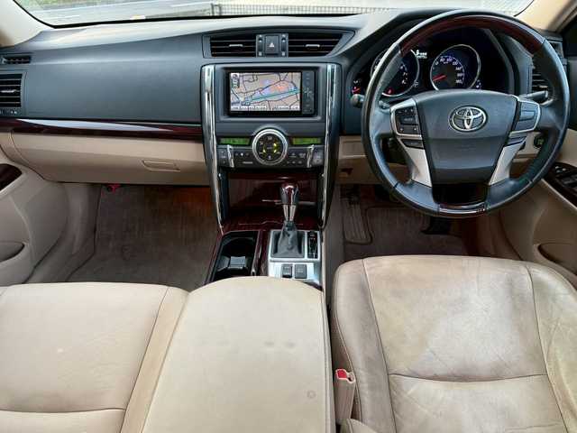 トヨタ マークＸ プレミアム +M Sチャージャー 埼玉県 2010(平22)年 9.4万km ブラック モデリスタコンプリートカー「+Mスーパーチャージャー”」/　　専用ECU/　　専用Vバンクカバー/　　スポーツサスペンション（約20mmローダウン）/　　専用エンブレム“+M”/　　専用エンブレム“SUPER CHARGER”/純正メモリナビ（NSZT-W60）/ワンセグテレビ/バックカメラ/Bluetoothオーディオ/サンルーフ/革シート/電動テレスコピックステアリング/プッシュスタート/WORK　18インチアルミ/ETC/HIDヘッドライト