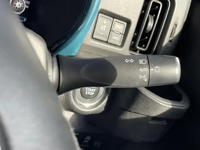 マツダ フレア クロスオーバー ハイブリッド XG 岡山県 2022(令4)年 3.9万km 青 メモリナビ　KXM-E506W/フルセグTV、CD、DVD、Bluetooth、AM、FM/ETC/前席シートヒーター/デュアルカメラブレーキサポート/誤発進抑制機能/後退時ブレーキサポート/車線逸脱警報機能/車線逸脱抑制機能/ふらつき警報機能/先行車発進お知らせ機能/ハイビームアシスト