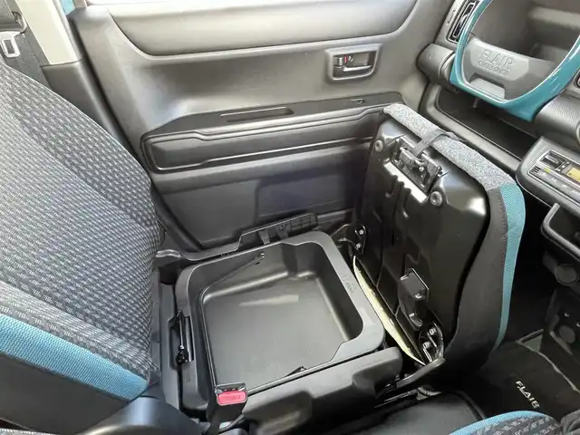 マツダ フレア クロスオーバー ハイブリッド XG 岡山県 2022(令4)年 3.9万km 青 メモリナビ　KXM-E506W/フルセグTV、CD、DVD、Bluetooth、AM、FM/ETC/前席シートヒーター/デュアルカメラブレーキサポート/誤発進抑制機能/後退時ブレーキサポート/車線逸脱警報機能/車線逸脱抑制機能/ふらつき警報機能/先行車発進お知らせ機能/ハイビームアシスト