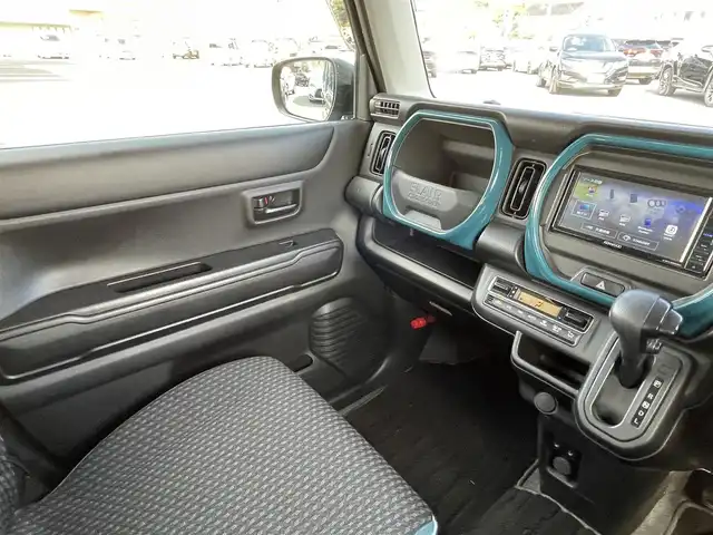 マツダ フレア クロスオーバー ハイブリッド XG 岡山県 2022(令4)年 3.9万km 青 メモリナビ　KXM-E506W/フルセグTV、CD、DVD、Bluetooth、AM、FM/ETC/前席シートヒーター/デュアルカメラブレーキサポート/誤発進抑制機能/後退時ブレーキサポート/車線逸脱警報機能/車線逸脱抑制機能/ふらつき警報機能/先行車発進お知らせ機能/ハイビームアシスト