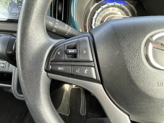 マツダ フレア クロスオーバー ハイブリッド XG 岡山県 2022(令4)年 3.9万km 青 メモリナビ　KXM-E506W/フルセグTV、CD、DVD、Bluetooth、AM、FM/ETC/前席シートヒーター/デュアルカメラブレーキサポート/誤発進抑制機能/後退時ブレーキサポート/車線逸脱警報機能/車線逸脱抑制機能/ふらつき警報機能/先行車発進お知らせ機能/ハイビームアシスト