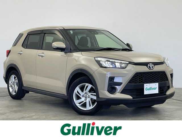 トヨタ ライズ G 群馬県 2020(令2)年 5.5万km ナチュラルベージュマイカM 純正７インチナビ　バックカメラ　ＬＥＤライト　ヘッドライトレベライザー　純正１６インチアルミホイール　ステアリングリモコン　コーナーセンサー　スマートキー　スペアキー　純正フロアマット　禁煙車
