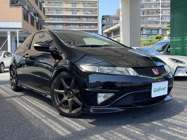 ホンダ シビック タイプR ユーロ 大阪府 2011(平23)年 7.4万km クリスタルブラックパール 純正レカロシート/社外18インチアルミホイル/リアスポイラー/無限シフトノブ/純正ＨＩＤ/リモコンキー/革巻きステアリング/ドラレコ/ETC