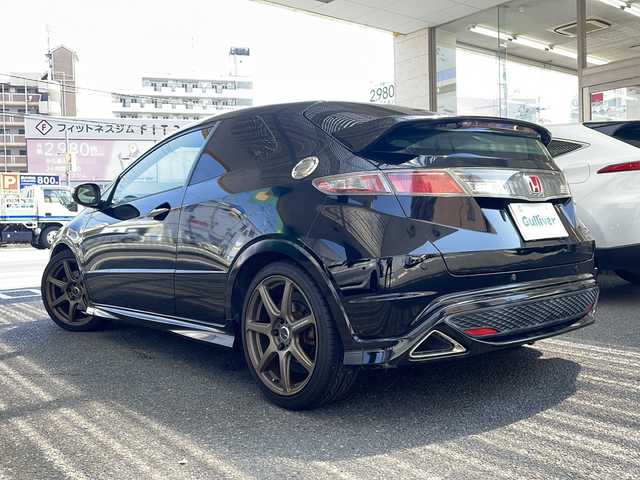 ホンダ シビック タイプR ユーロ 大阪府 2011(平23)年 7.4万km クリスタルブラックパール 純正レカロシート/社外18インチアルミホイル/リアスポイラー/無限シフトノブ/純正ＨＩＤ/リモコンキー/革巻きステアリング/ドラレコ/ETC