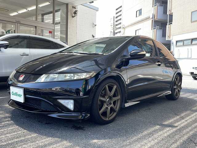 ホンダ シビック タイプR ユーロ 大阪府 2011(平23)年 7.4万km クリスタルブラックパール 純正レカロシート/社外18インチアルミホイル/リアスポイラー/無限シフトノブ/純正ＨＩＤ/リモコンキー/革巻きステアリング/ドラレコ/ETC