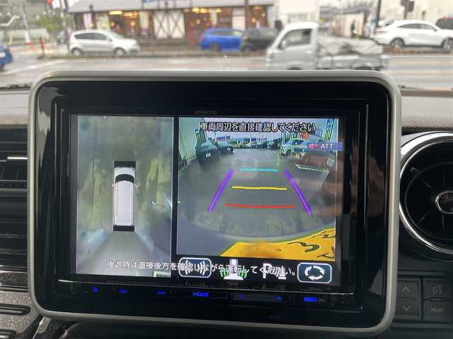 スズキ スペーシア カスタム HYBRID XS ターボ 奈良県 2020(令2)年 4.3万km シルバー 社外ナビ/BT/フルセグTV/CD/DVD/SD/アラウンドビュー/ETC/クルーズコントロール/パドルシフト/コーナーセンサー/HUD/シートヒーター/前後ドラレコ/純正フロアマット