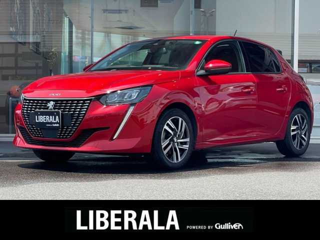 プジョー プジョー ２０８ アリュール 鹿児島県 2021(令3)年 3万km 赤 禁煙車/パドルシフト/アクティブセーフティーブレーキ/ハンズフリー/ワイヤレス充電器/Bluetooth/アイドリングストップ/クルーズコントロール追従走行有/USB入力端子/ETC/社外前後ドライブレコーダー/純正フロアマット/ハーフレザーシート/純正16インチアルミホイール/横滑り防止装置/レーンキープアシスト/盗難防止/オートライト/衝突被害軽減システム/スペアキー1本/スマートキー