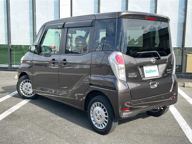 日産 デイズ ルークス ボレロ 岐阜県 2019(令1)年 2.3万km アッシュブラウンM 登録時走行距離22127km/純正ナビ/全方位カメラ（アラウンドビューモニター）/フルセグテレビ（走行中視聴可能）/Blue tooth・CD・DVD・AUX・SDミュージックサーバー/ETC/両側パワースライドドア/エマージェンシーブレーキ/踏み間違い衝突防止アシスト（前進時）/コーナーセンサー前後/ドライブレコーダー前方/ハロゲンヘッドライト/オートライト/横滑り防止装置/盗難防止装置/純正14アルミホイール/レザーシート/シートヒーター運転席/ベンチシート/フルフラットシート/純正フロアマット/プッシュスタート/スマートキー/スペアキー１本