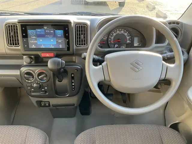 スズキ エブリイ JOIN 滋賀県 2024(令6)年 0.9万km クールカーキPM ワンオーナー/車検8年9月まで/スズキセーフティサポート/リアパーキングセンサー/純正ディスオーディオ/Bluetooth、USB/バックカメラ/ETC/運転席シートヒーター/LEDヘッドライト/両側スライドドア/プッシュスタート/スペアキー有り/取扱説明書/保証書